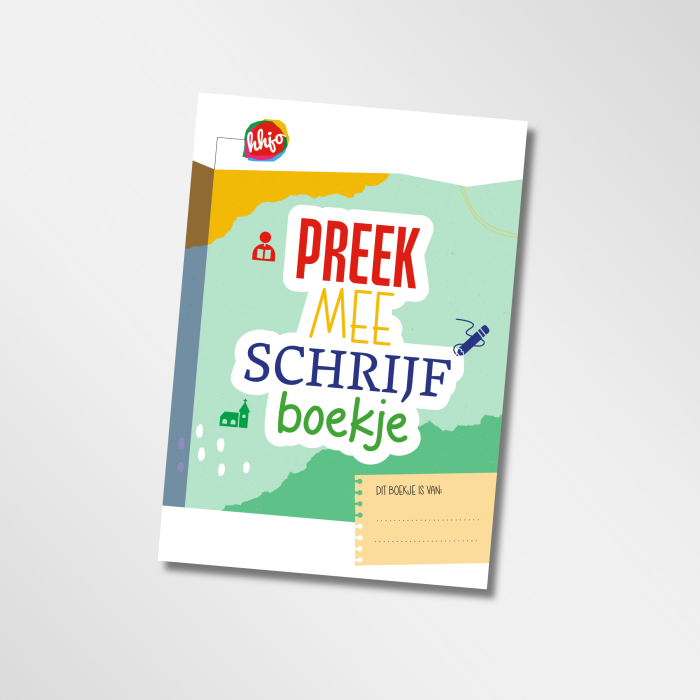 Preekmeeschrijfboekje kinderen 