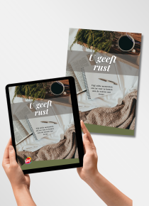 Gratis download U geeft rust (digitaal en printbaar)