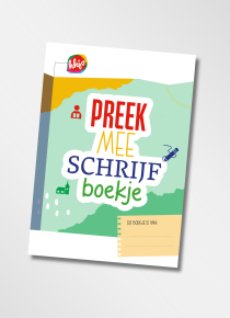 Preekmeeschrijfboekje kinderen 